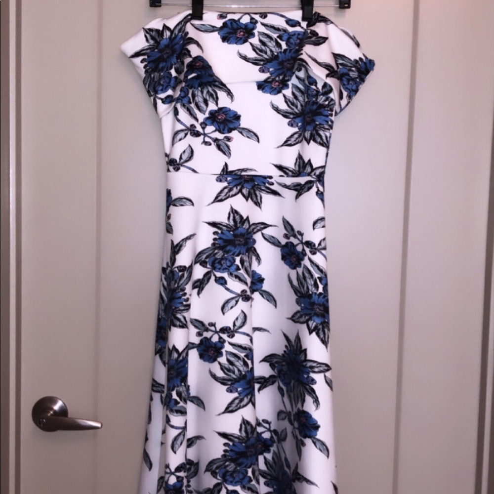Floral Off The Shoulder Dress